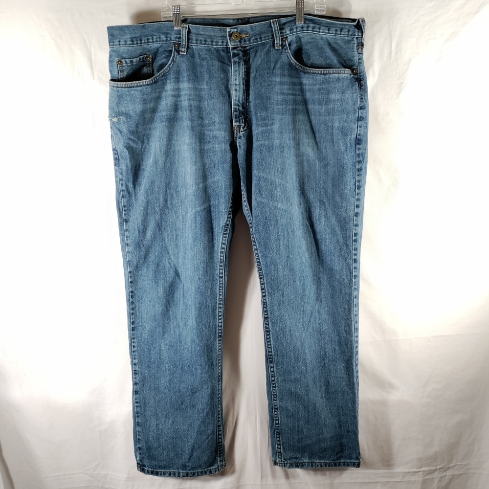 Urban Pipeline Straight Leg Jeans Mens 42x32 Med Blue Wash